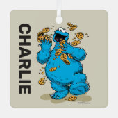 Ornement En Métal Cookie personnalisé Monster Crazy Cookies (Recto)