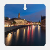 Ornement En Métal Copenhague Danemark (Verso)