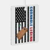 Ornement En Métal Cornhole Legend USA (Avant droite)
