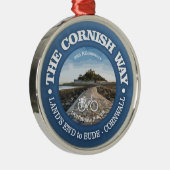 Ornement En Métal Cornish Way (cyclisme c) (Droite)