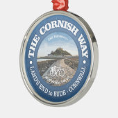 Ornement En Métal Cornish Way (cyclisme c) (Gauche)