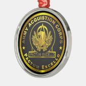 Ornement En Métal Corps d'acquisition de l'Armée (Gauche)