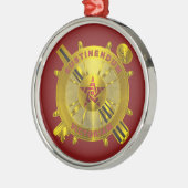 Ornement En Métal Corps de logistique de l'Armée (Gauche)