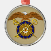 Ornement En Métal CORPS DE QUARTIERS Noël (Devant)