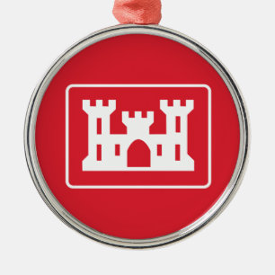 Ornement En Métal Corps des ingénieurs de l'armée américaine DOD
