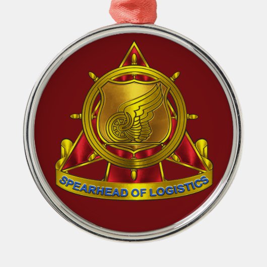 Ornement En Métal Corps des transports (Devant)