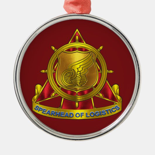 Ornement En Métal Corps des transports (Devant)