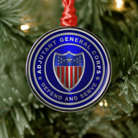 Ornement En Métal Corps du général adjoint (Arbre)