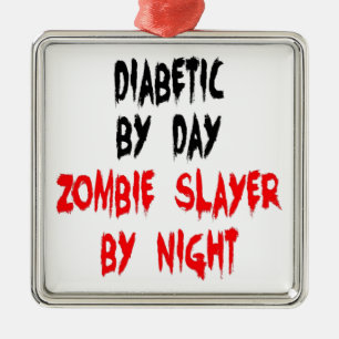 Ornement En Métal Couche zombie diabétique