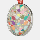 Ornement En Métal Couleurs Abstraites or (Gauche)