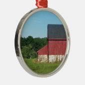Ornement En Métal Country Barn (Droite)