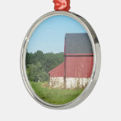 Ornement En Métal Country Barn (Gauche)