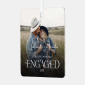 Ornement En Métal Couple engagé photo moderne (Avant gauche)