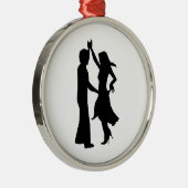 Ornement En Métal Couples standard de danse (Droite)