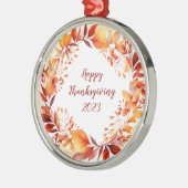 Ornement En Métal Courbe d'aquarelle à partir de feuilles d'automne  (Gauche)