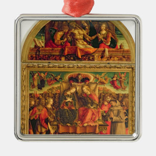 Ornement En Métal Couronnement de la Vierge