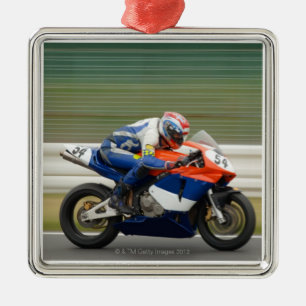 Ornement En Métal Course de moto