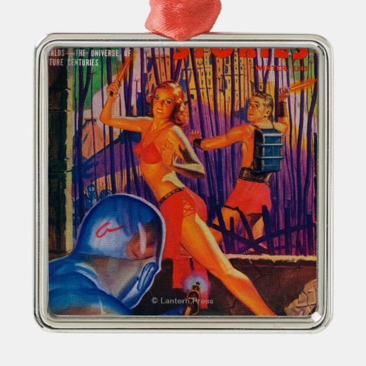 Ornement En Métal Couverture de magazine d'histoires de planète 3 (Devant)