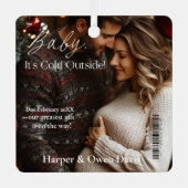 Ornement En Métal Couverture du magazine Faire-part de grossesse de  (Recto)