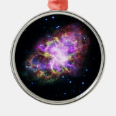 Ornement En Métal Crabe Nebula Supernova Remnant Hubble Composite (Devant)