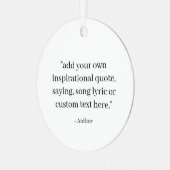 Ornement En Métal Créez votre propre devis (Avant gauche)