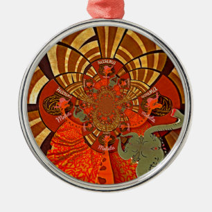 Ornement En Métal Créez votre propre Giraffe africaine unique design