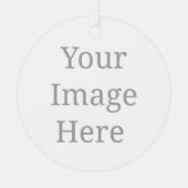 Ornement En Métal Créez votre propre personnalisation (Recto)
