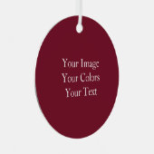 Ornement En Métal Créez votre propre vin rouge (Avant droite)