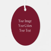 Ornement En Métal Créez votre propre vin rouge (Avant gauche)