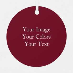 Ornement En Métal Créez votre propre vin rouge