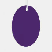 Ornement En Métal Créez votre propre violet (Avant droite)