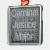 Ornement En Métal Criminal Justice major (Gauche)