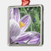 Ornement En Métal Crocus de printemps violet (Gauche)