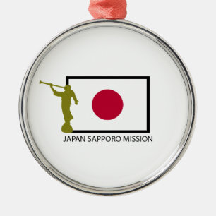 ORNEMENT EN MÉTAL CTR DE LA MISSION LDS DU JAPON SAPPORO