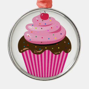 Ornement En Métal Cupcake
