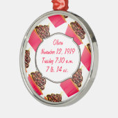 Ornement En Métal Cupcakes (Gauche)