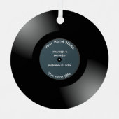 Ornement En Métal Custom Record Metal (Recto)