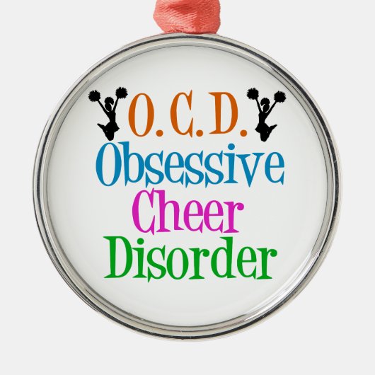 Ornement En Métal Cute Cheerled (Devant)