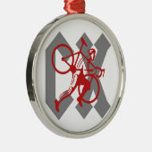 Ornement En Métal Cyclocross (Droite)