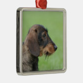 Ornement En Métal Dachshund (Droite)