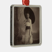 Ornement En Métal Dame birmanne (Droite)