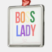 ORNEMENT EN MÉTAL DAME DE PATRON (Gauche)