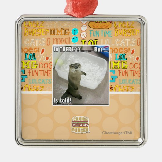 Ornement En Métal Dans là ? Est Kold ! (Devant)