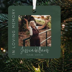 Ornement En Métal Dans Loving Memory   5 Photo Collage  