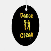 Ornement En Métal Danse Clean Golden Brass Round (Avant droite)