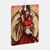 Ornement En Métal Danseur du ventre écarlate (Avant droite)