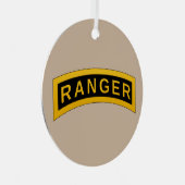 Ornement en métal de l'école des Rangers de l'armé (Avant droite)