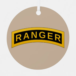Ornement en métal de l'école des Rangers de l'armé