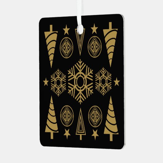 Ornement En Métal Décor de Noël Art Nouveau (Avant gauche)