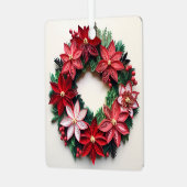 Ornement En Métal Décor de Noël de la couronne (Avant gauche)